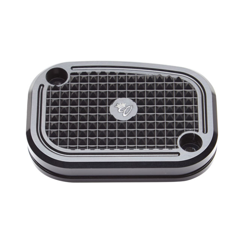 VITY''S DESIGN, DIAMOND HANDLEBAR MASTER CYLINDER COVER. BLCK CLUTCH S 906298