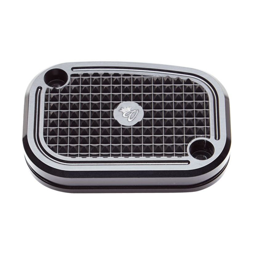 VITY''S DESIGN, DIAMOND HANDLEBAR MASTER CYLINDER COVER. BLCK CLUTCH S 906301