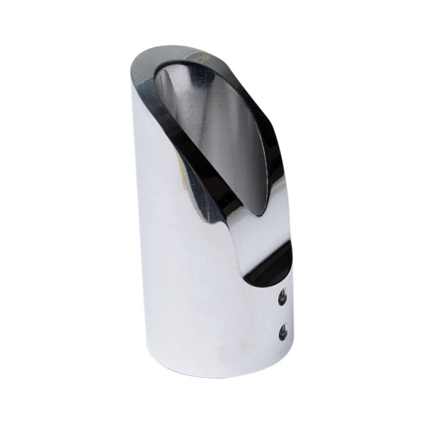 VITY''S DESIGN, HANDLEBAR SPACER RIGHT. CHROME BRAKE SIDE. 5-AXIS CNC 906332