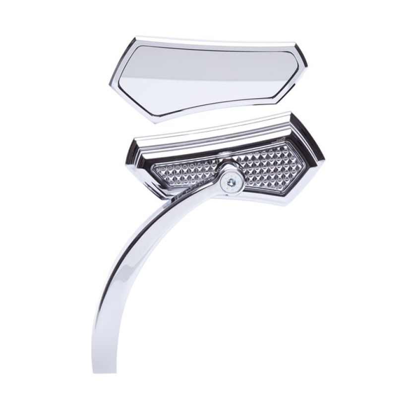 VITY''S DESIGN, DIAMOND MIRROR. LEFT SIDE, CHROME WHEN EYEBALLING THIS 906338