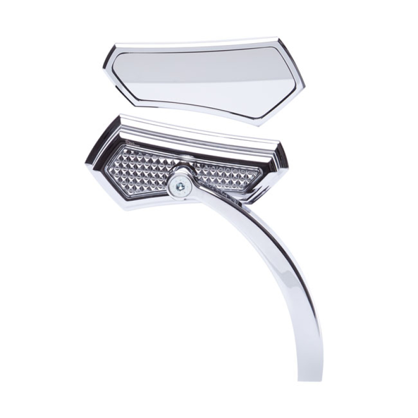 VITY''S DESIGN, DIAMOND MIRROR. RIGHT SIDE, CHROME WHEN EYEBALLING THI 906339