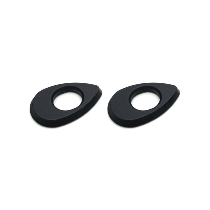 KURYAKYN, FRONT FLHX TURN SIGNAL MOUNTS FOR KELLERMANN SMALL. SATIN BL 906403