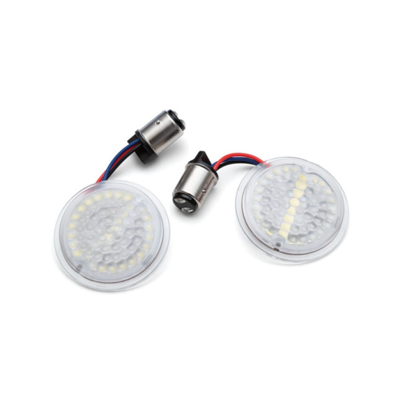 KURYAKYN, LUMINEZ LED FRONT TURN SIGNAL INSERTS, 1157 906413