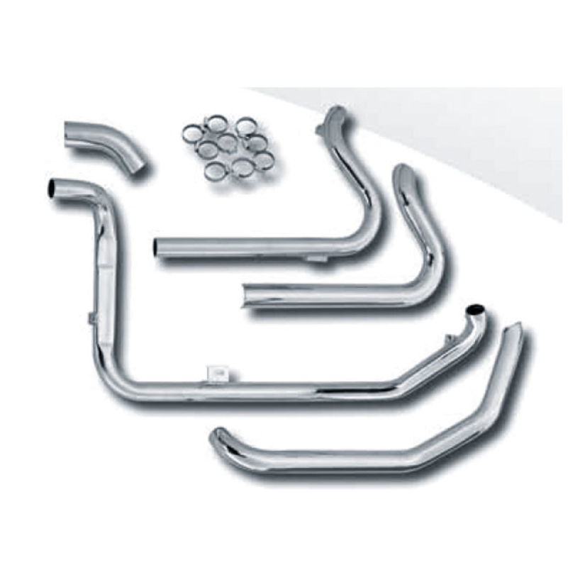 PAUGHCO, INDEPENDENT DUAL HEAD PIPES. CHROME 906464