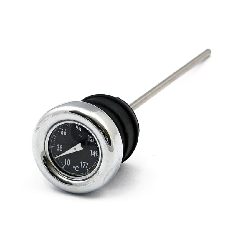OIL TANK DIPSTICK WITH TEMP. GAUGE BLACK 907074