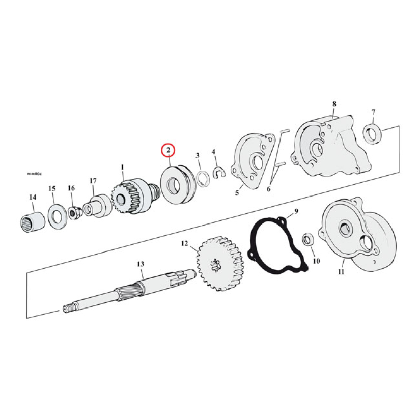 EASTERN SHIFTER COLLAR, STARTER MOTOR 907545