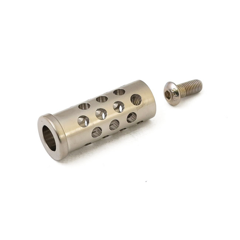 SHOOTER SHIFT/BRAKE PEG. NICKEL PLATED NICKEL PLATED ALUMINUM. WITH RO 908003
