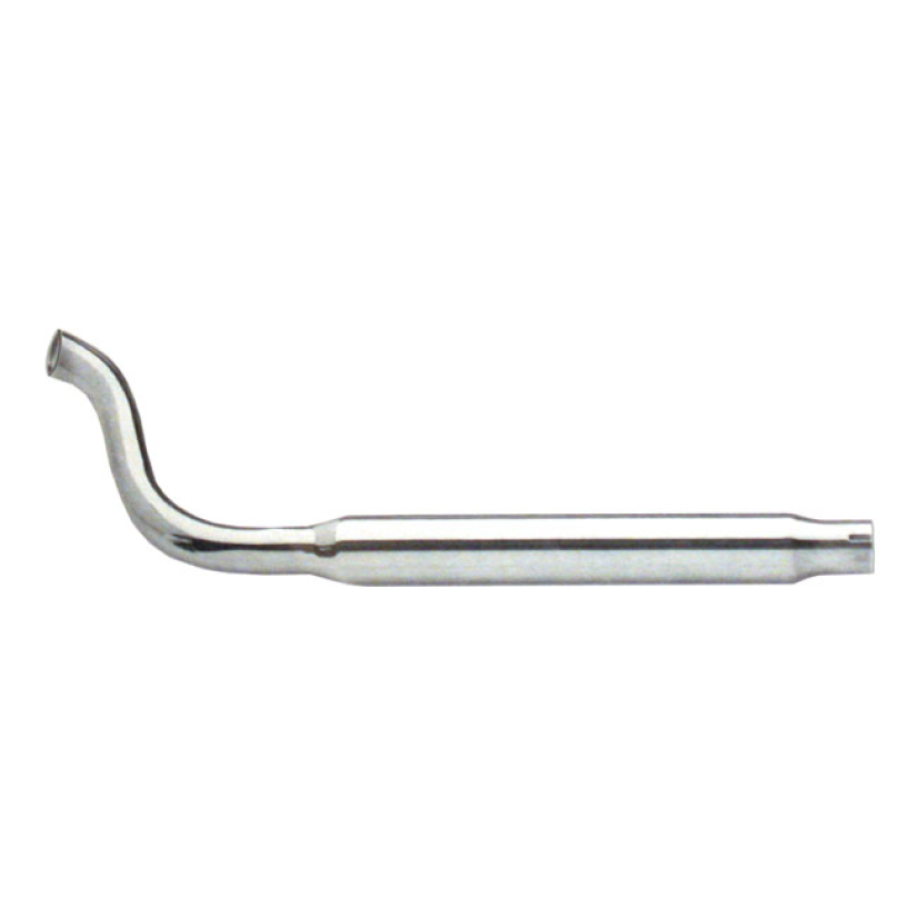 PAUGHCO, HIGH SWEEP MUFFLER. RIGHT SIDE CHROME. A VERY DISTINCTIVE OLD 908656