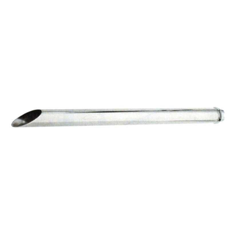 PAUGHCO, TAILPIPE EXTENSION. 31" SLASH CUT. CHROME FITS LEFT & RIGHT. 908678