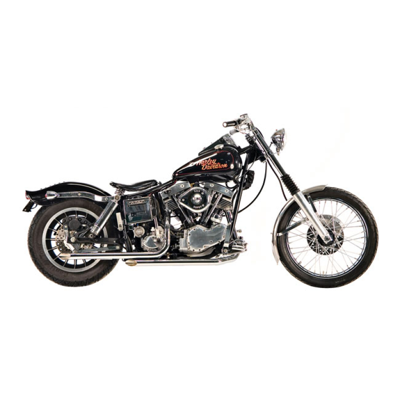 PAUGHCO, DRAG PIPES (40"). CHROME STANDARD 1 3/4" DIAMETER; SLASH CUT 908923