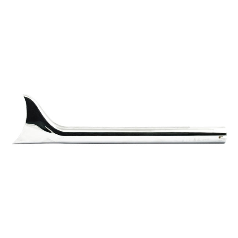 SLIP-ON FISHTAIL EXHAUST EXTENSION 24" LONG CHROME SLIP-ON FISHTAIL ST 909038