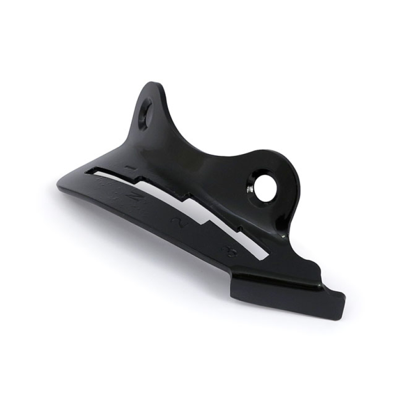 SHIFTER LEVER GUIDE, 3-SPEED. BLACK 1N23 SHIFT PATTERN. SHIFTER GATE F 909071