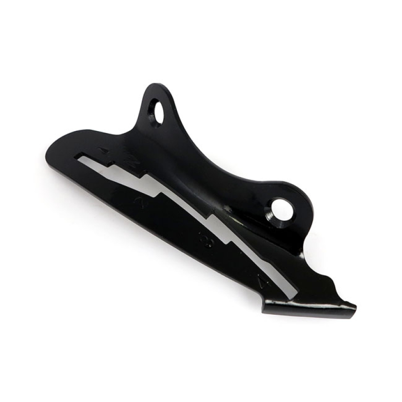 SHIFTER LEVER GUIDE, 4-SPEED. BLACK 1N234 SHIFT PATTERN. SHIFTER GATE 909073