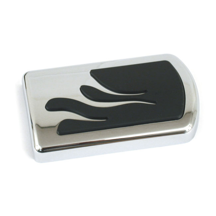 BRAKE PEDAL PAD, FLAMED. OEM 909551
