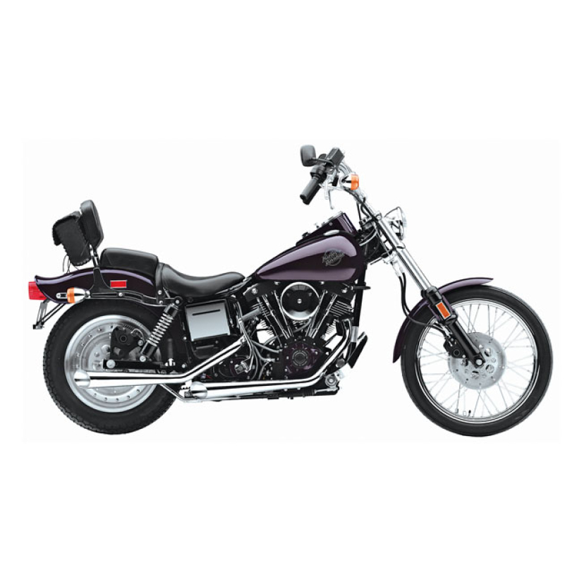 PAUGHCO, MEGAPHONE EXHAUST (38"). CHROME SWINGARM FRAME; KICKSTART; E- 909953