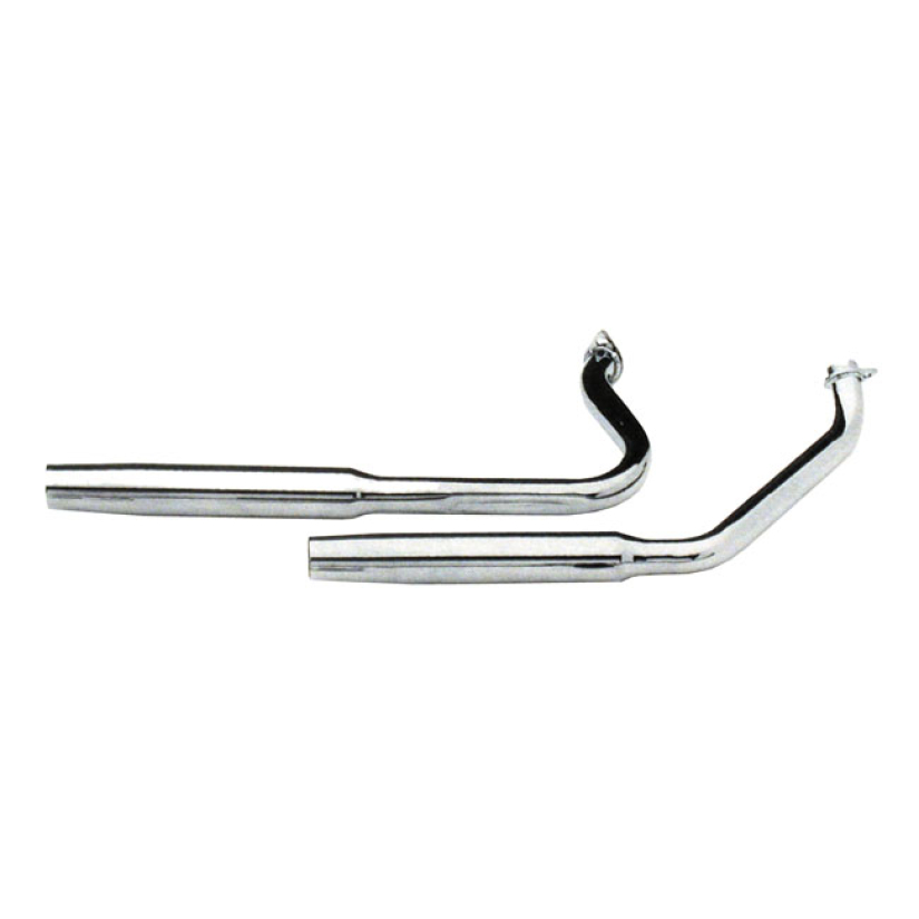 PAUGHCO, TAPERED EXHAUST (38"). CHROME E-START & KICKSTART; SLIDER CHA 909967