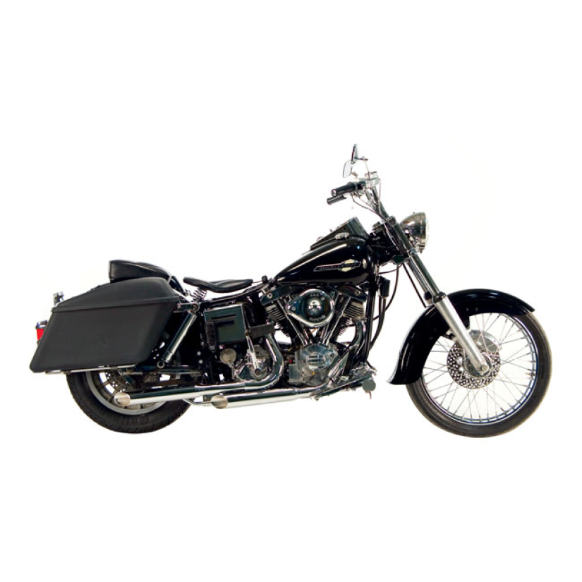 PAUGHCO, SLASH CUT EXHAUST (38"). CHROME KICK & E-START; SLIDER CHANNE 909968
