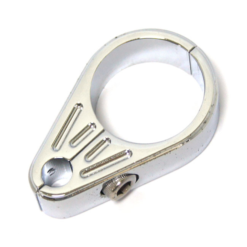THROTTLE CABLE CLAMPS, SLOTTED SINGLE CABLE. FITS HANDLEBARS 910589