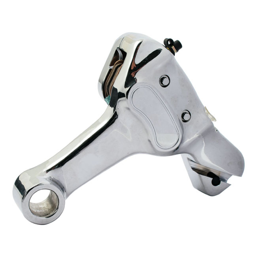 BRAKE CALIPER & BRACKET ASSEMBLY, REAR. CHROME OEM REPLACEMENT REFEREN 910873