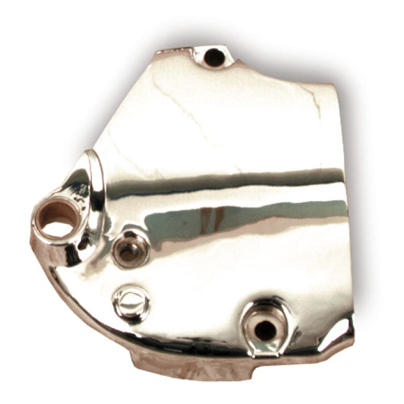 XL SPORTSTER SPROCKET COVER. CHROME STOCK STYLE REPLACEMENT ALUMINUM T 911406