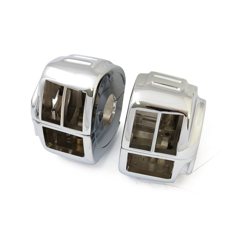 SLOTTED SWITCH HOUSING SET, CHROME 913440
