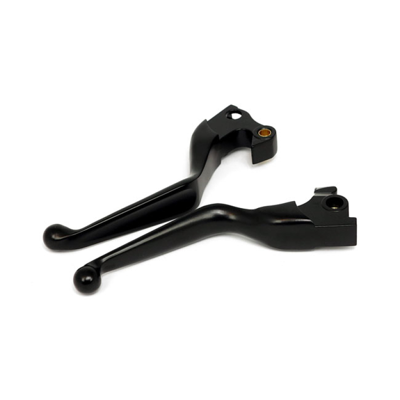 HANDLEBAR LEVER KIT, WIDE BLADE BLACK 14-21 XL SPORTSTER 913572
