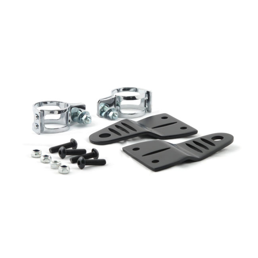STRIKER, SLOTTED SIDE MOUNT HEADLAMP BRACKET ASSEMBLY. BLACK FOR 35-38 913722