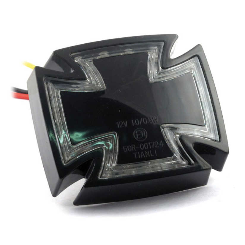 GOTHIC, LED TAILLIGHT. BLACK ''- BLACK HOUSING  - CLEAR LENS  - RED LI 913838