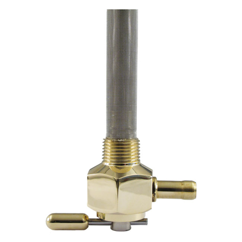 PINGEL POWER-FLOW PETCOCK. HEX BRASS 914357