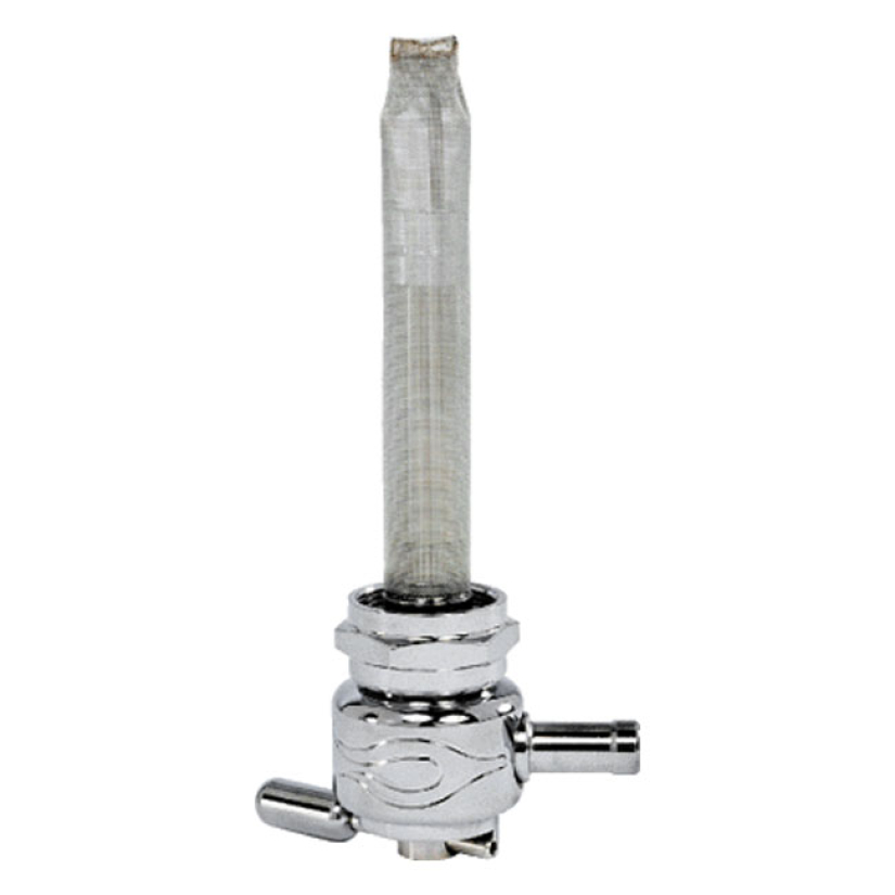 PINGEL, POWER-FLO PETCOCK ROUND FLAME FLAME DESIGN. CHROME PLATED; 22M 914410
