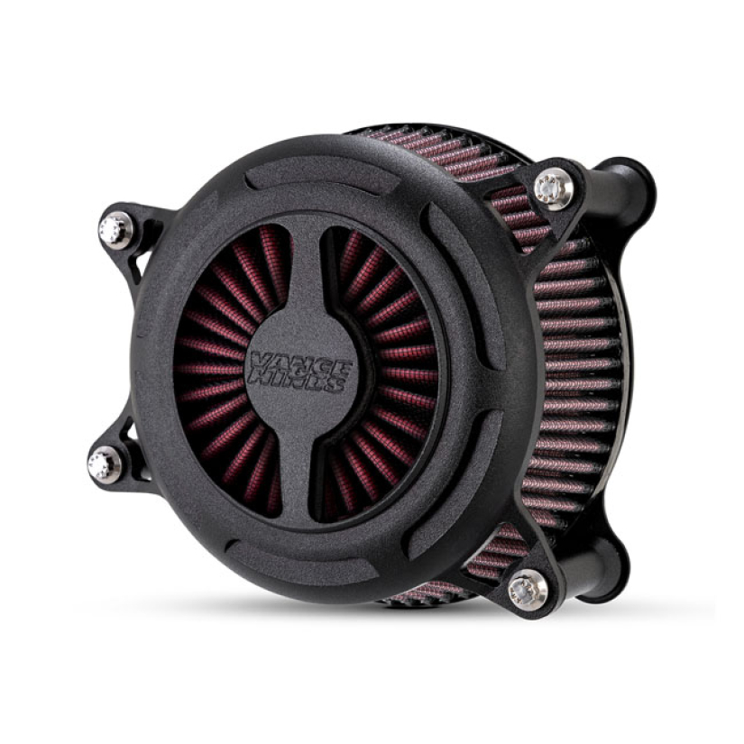 VANCE & HINES, VO2 BLADE AIR CLEANER KIT. WRINKLE BLACK BLACK WRINKLE 914850