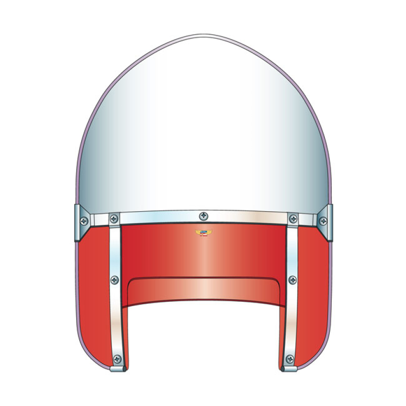 NC ''PEAKED'' BEADED HEAVY DUTYÂÄ¢ WINDSHIELD - RED 915220