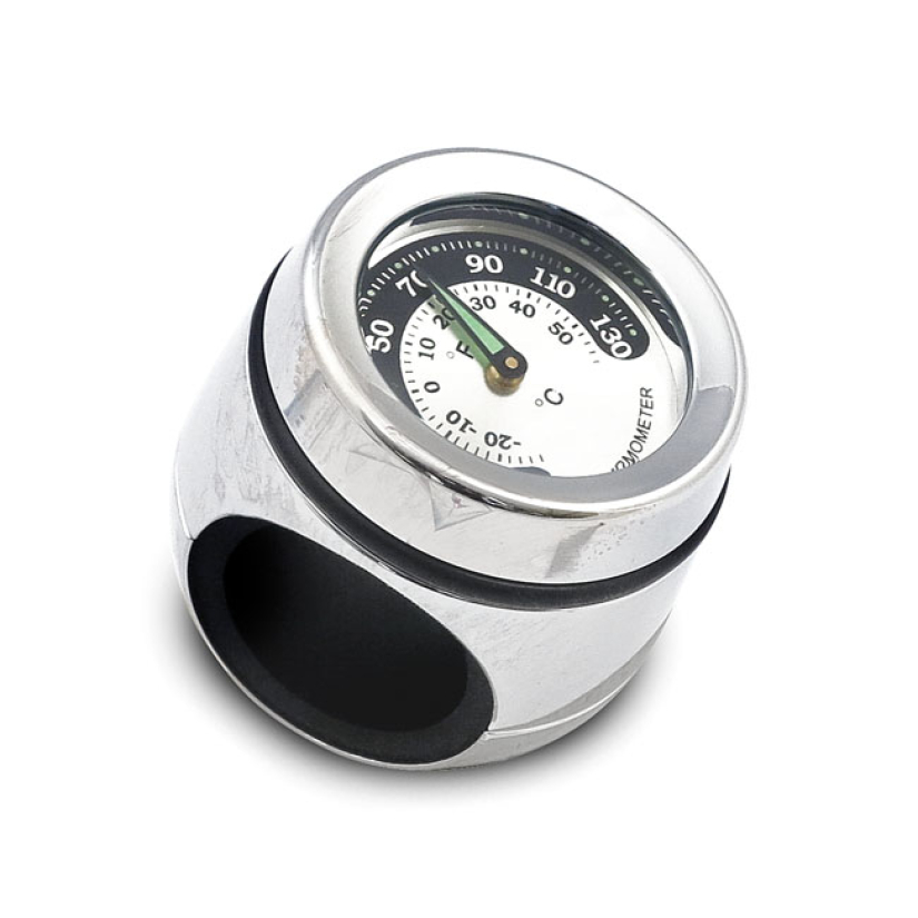 HANDLEBAR MOUNTED THERMOMETER, CHROME 915428