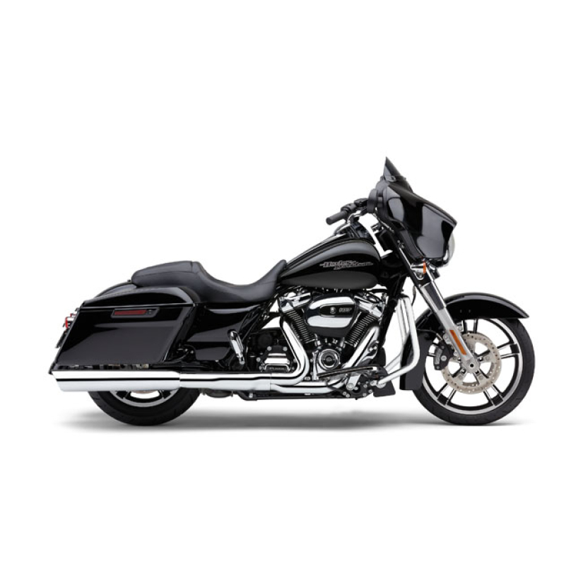 COBRA, 909 TWINS 4" SLIP-ON MUFFLERS. CHROME 915990