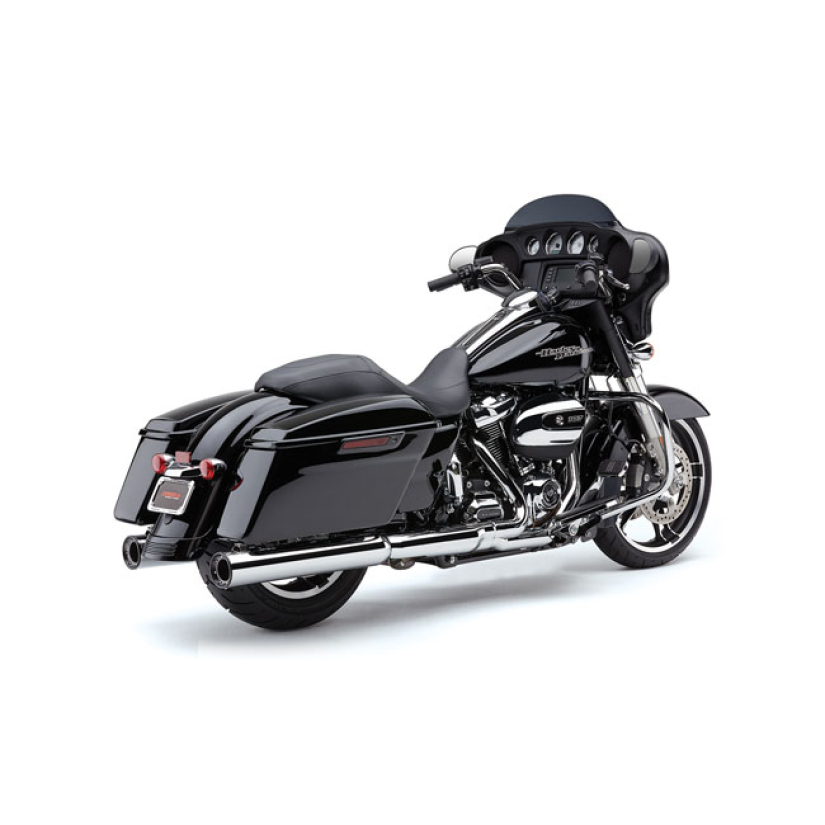 COBRA, 4" SLIP-ON MUFFLERS WITH RACE PRO END CAPS 915994