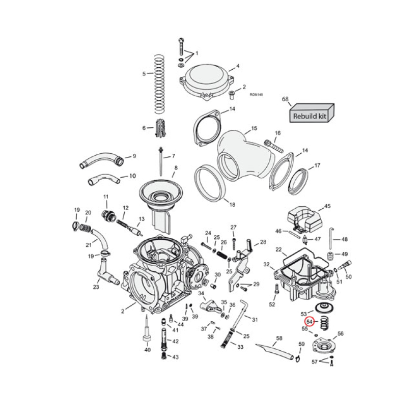 SPRING, ACC. PUMP DIAPHRAM 917028