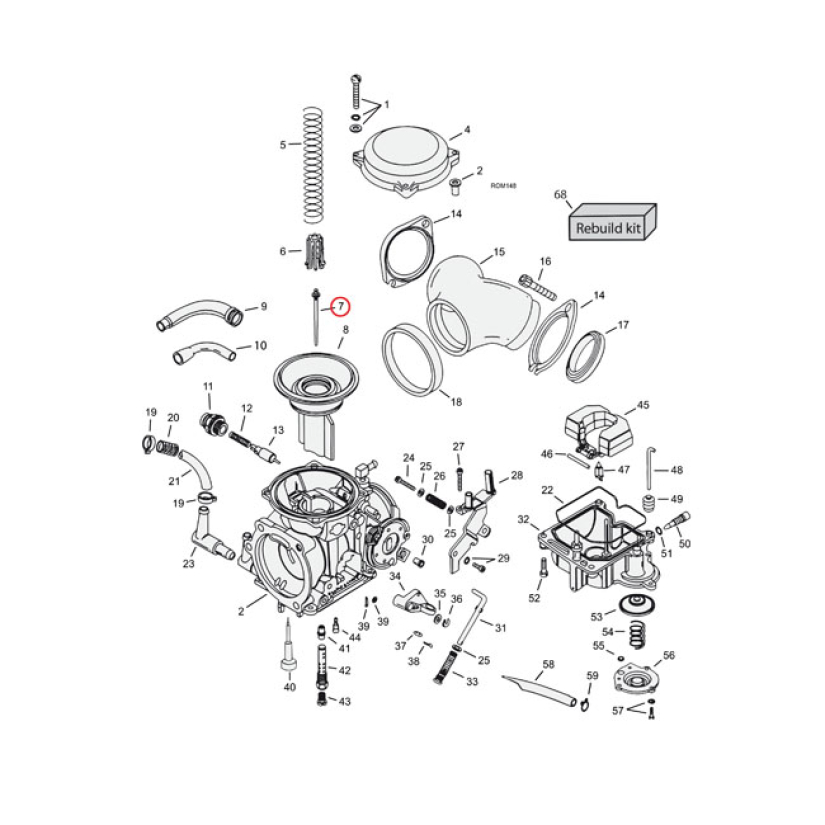 NEULA CV KEIHIN, VELOCITY NEEDLE CV CARB 917058