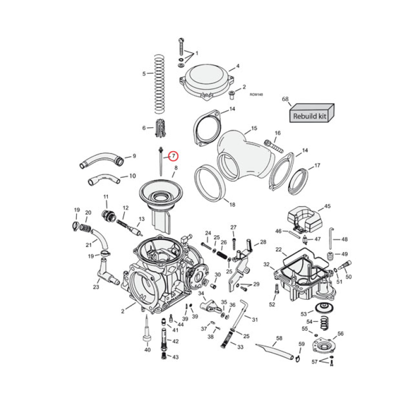 NEULA CV KEIHIN, VELOCITY NEEDLE CV CARB 917060