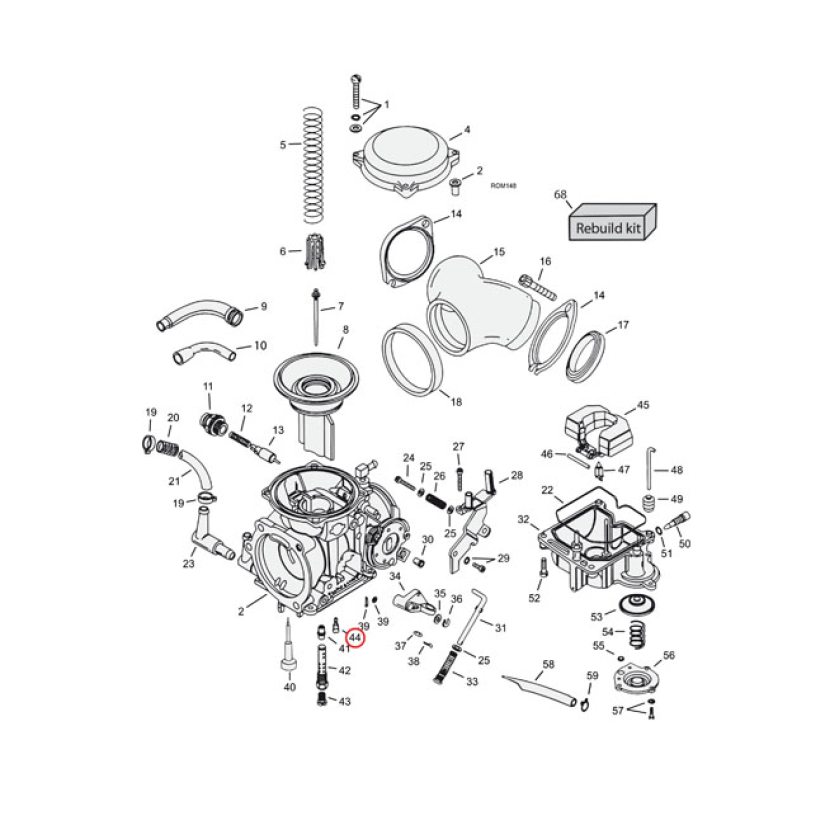 CVP, SLOW JET CV CARB .42 917066