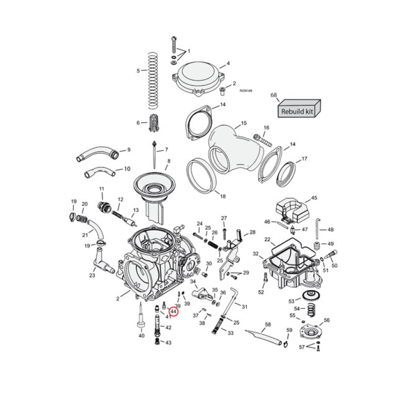 CVP, SLOW JET CV CARB .48 917070