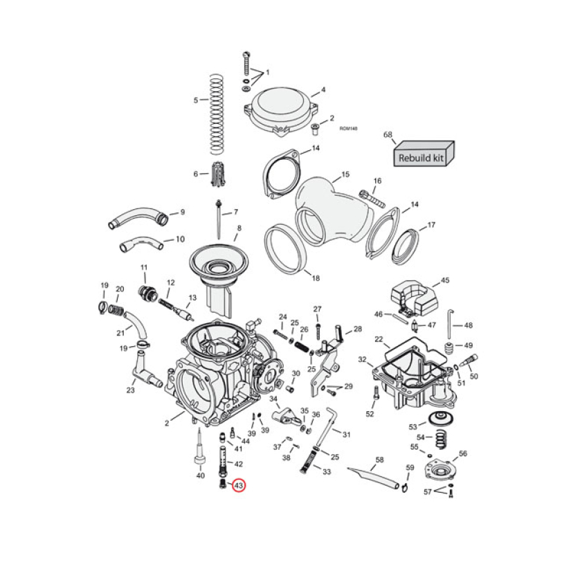 CVP, MAIN JET CV CARB .170 917078