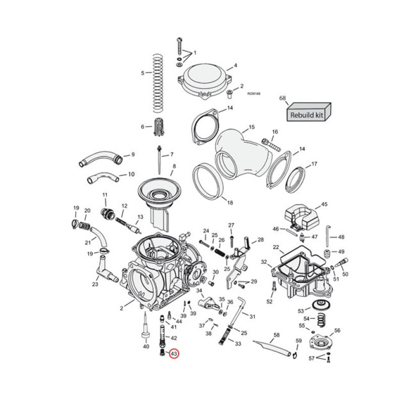 CVP, MAIN JET CV CARB .175 917079