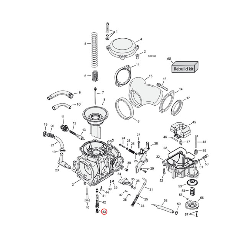 CVP, MAIN JET CV CARB .190 917089