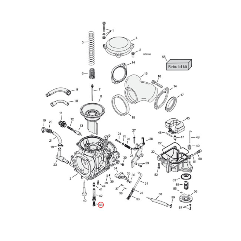 CVP, MAIN JET CV CARB .195 917090