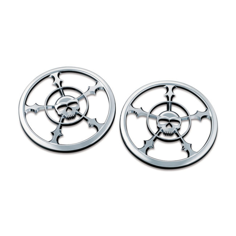 KURYAKYN, SPEAKER GRILL. ZOMBIE CHROME PLATED; TRICK LOOKING & EASY TO 917183