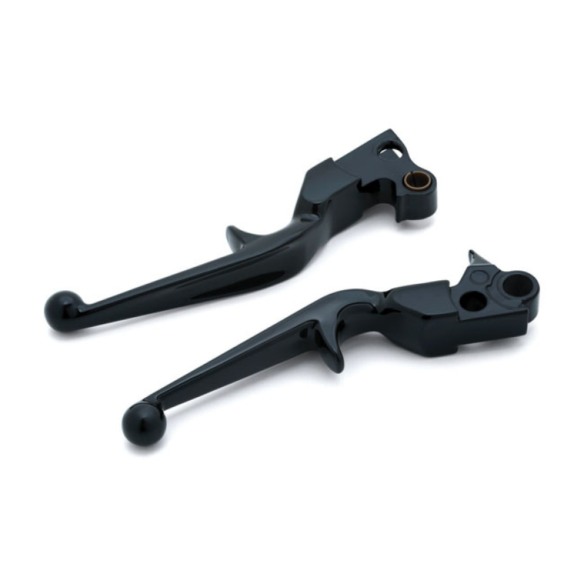 KURYAKYN, TRIGGER LEVER SET GLOSS BLACK; WITH CABLE OPERATED CLUTCH 96 917249