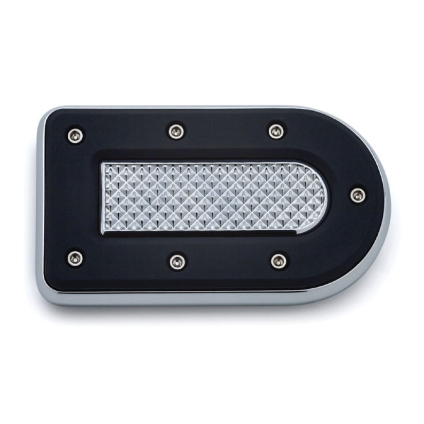 KURYAKYN, HEAVY INDUSTRY BRAKE PEDAL PAD. CHROME A RUGGED APPEARANCE W 917275