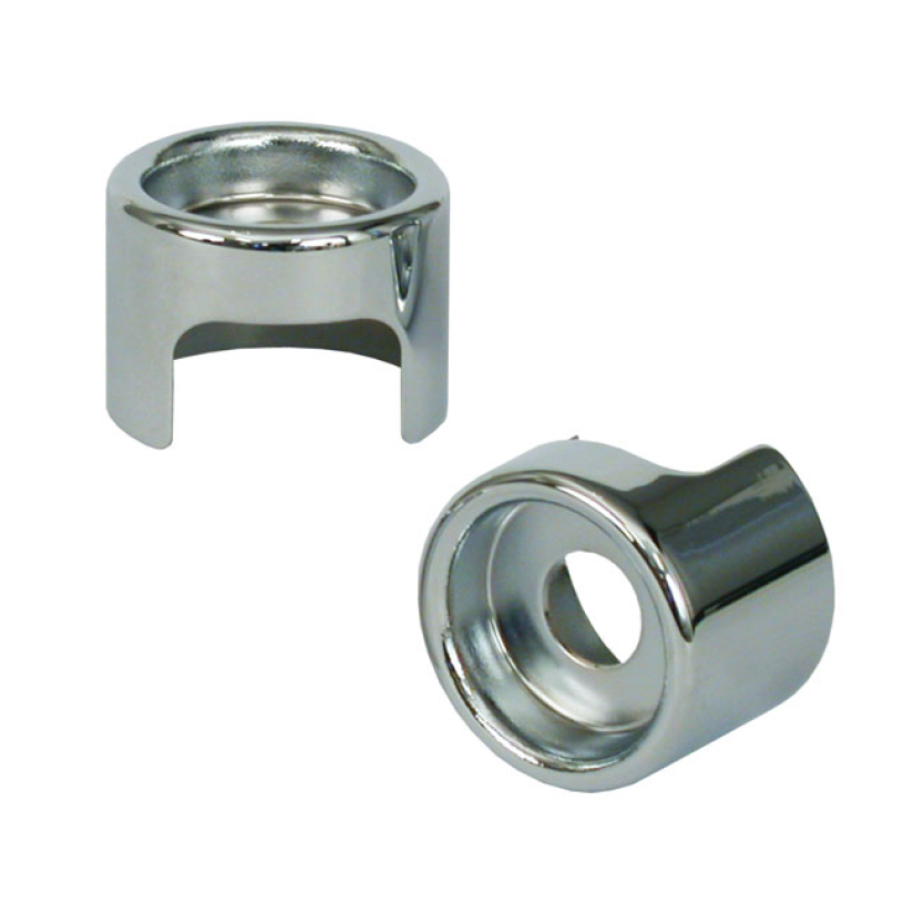 SHOCK STUD COVER SET. CHROME CHROME STEEL REPLACEMENT COVERS. OEM REPL 920018