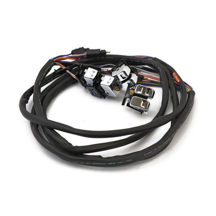 HANDLEBAR SWITCH & WIRING KIT. RADIO/CRUISE. CHROME NOT LIGHTED. DIREC 920157
