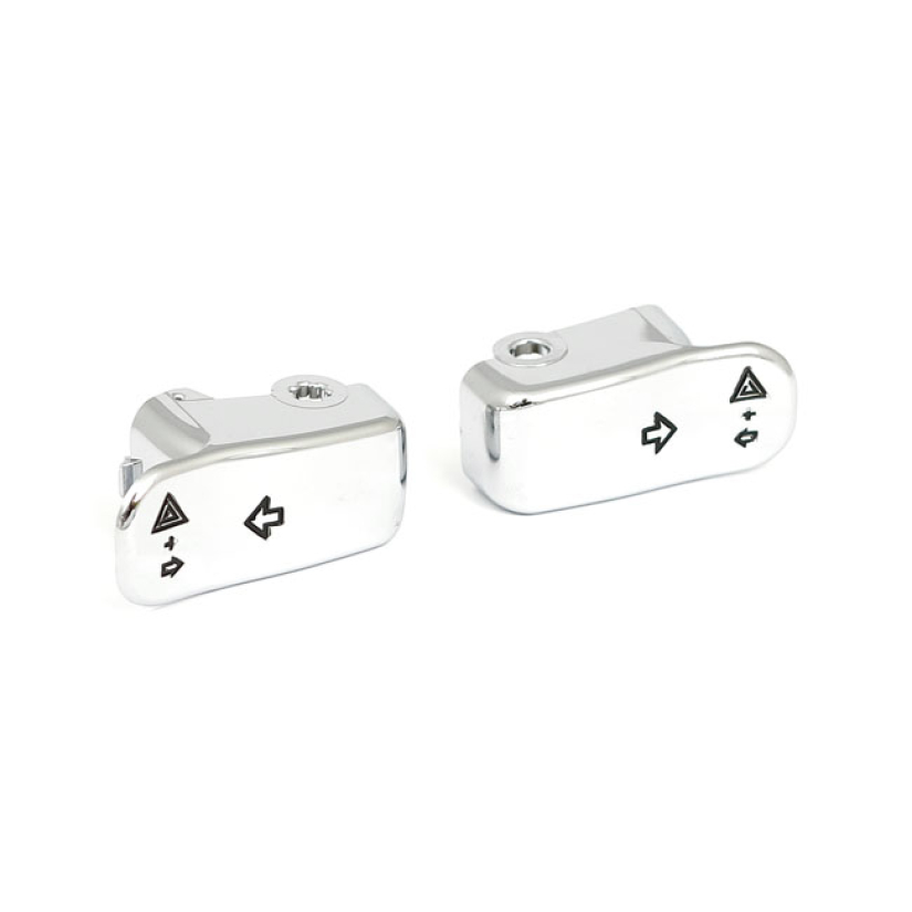TURN SIGNAL SWITCH EXTENDER CAP SET. CHROME 920225